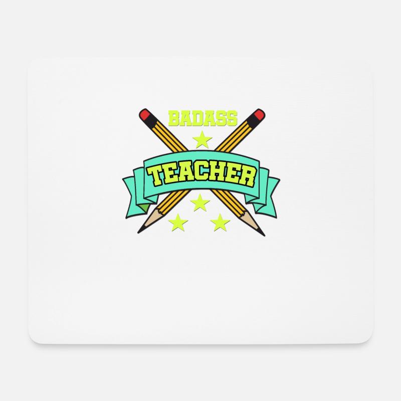 Lehrer Lehrerin Schule Unterricht Lehramt Schüler. - Mousepad (Querformat) - Weiß