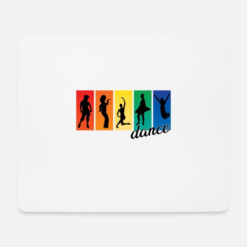 Dance - Mousepad (Querformat) - Weiß