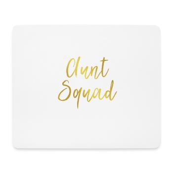 Tante Squad Shirt Tante cadeau - Tapis de souris (format paysage) - blanc - Devant