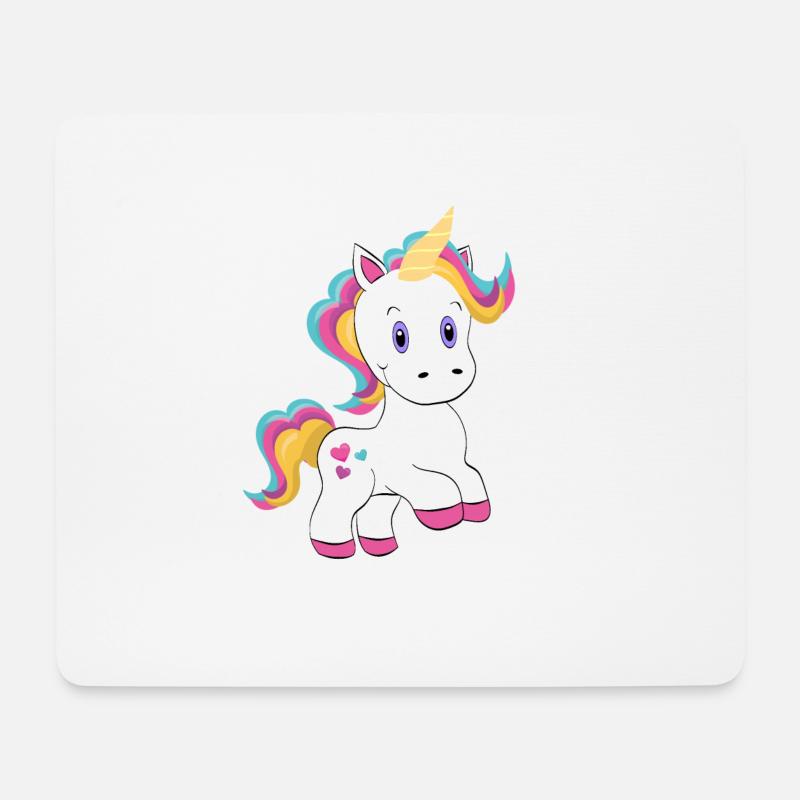 unicorn - Mouse Pad (horizontal) - white