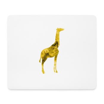 Giraffe Funny Animals Watercolor T Shirt Kids Gesc - Mouse Pad (horizontal) - white - Front