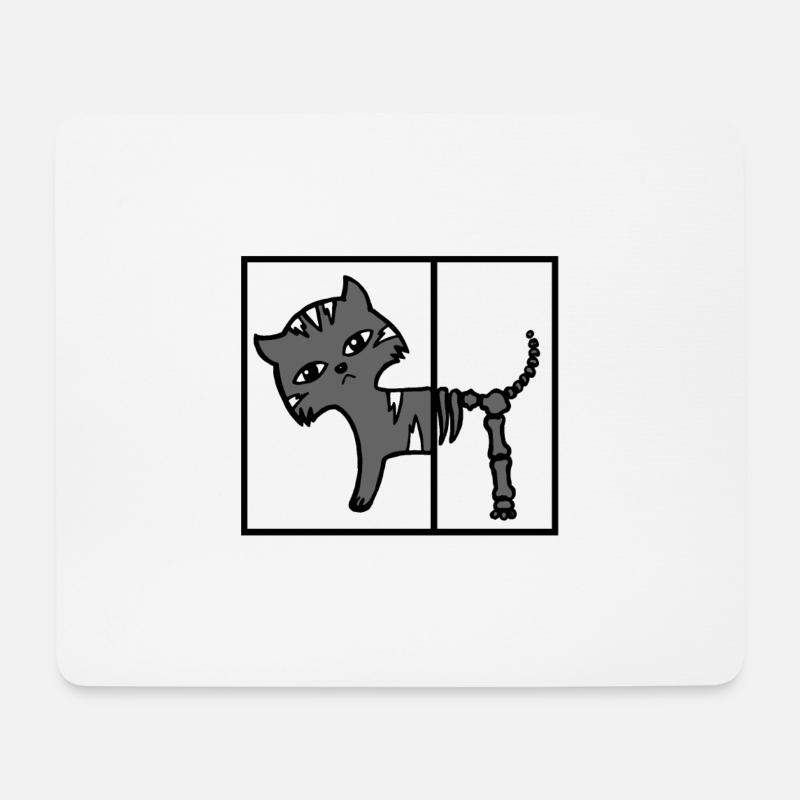 Schroedingers Cat Schrödingers Katze Physik - Mousepad (Querformat) - Weiß