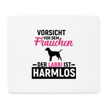Labrador Retriever - Mousepad (Querformat) - Weiß - Vorne