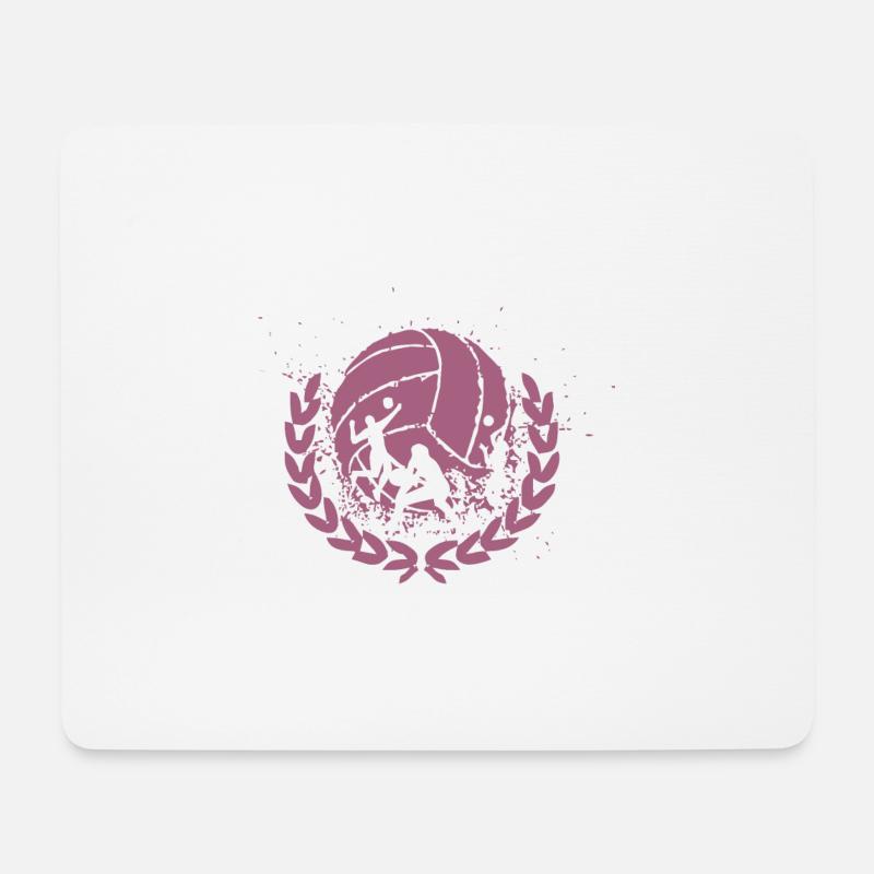volleyball - Mousepad (Querformat) - Weiß