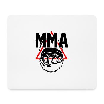 mma - Mousepad (Querformat) - Weiß - Vorne