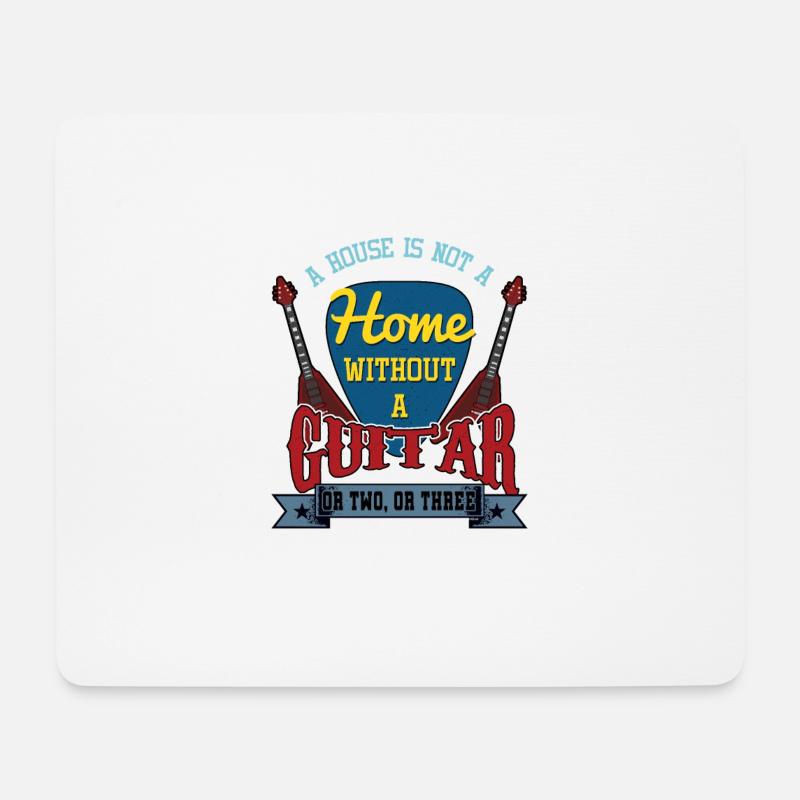 Guitar - Mouse Pad (horizontal) - white