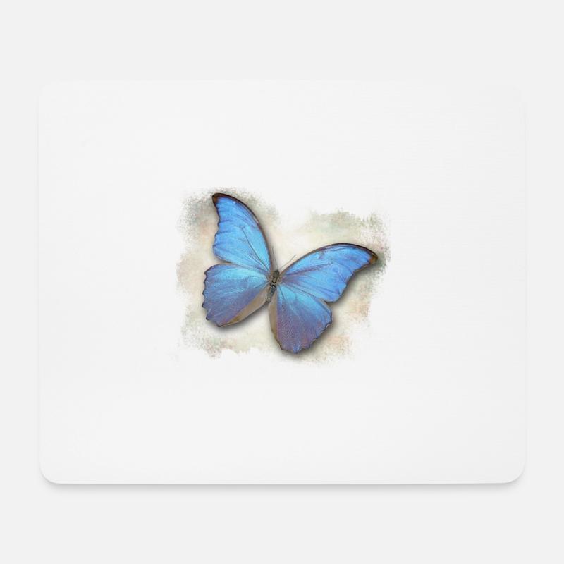 Papillon - Papillon - Tapis de souris (format paysage) - blanc