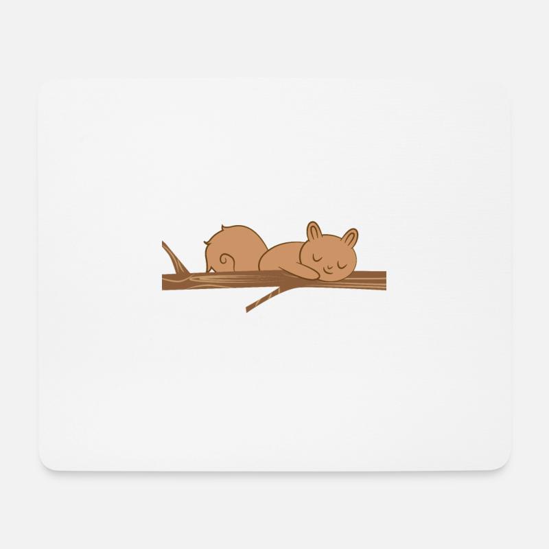 Squirrel - squirrel fan - squirrel - Mouse Pad (horizontal) - white