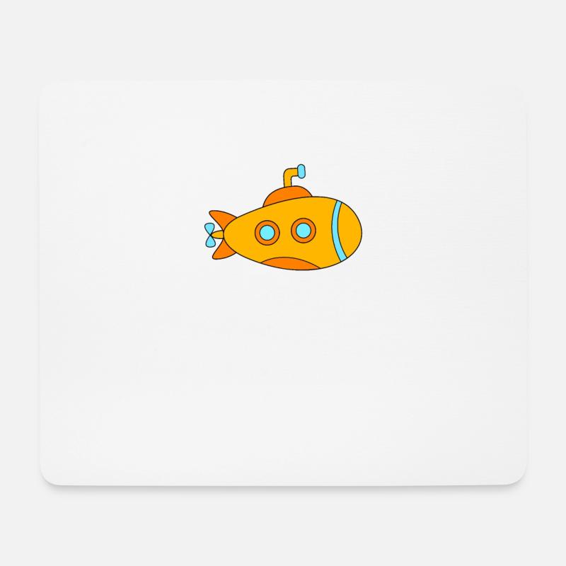 Submarine - Mouse Pad (horizontal) - white