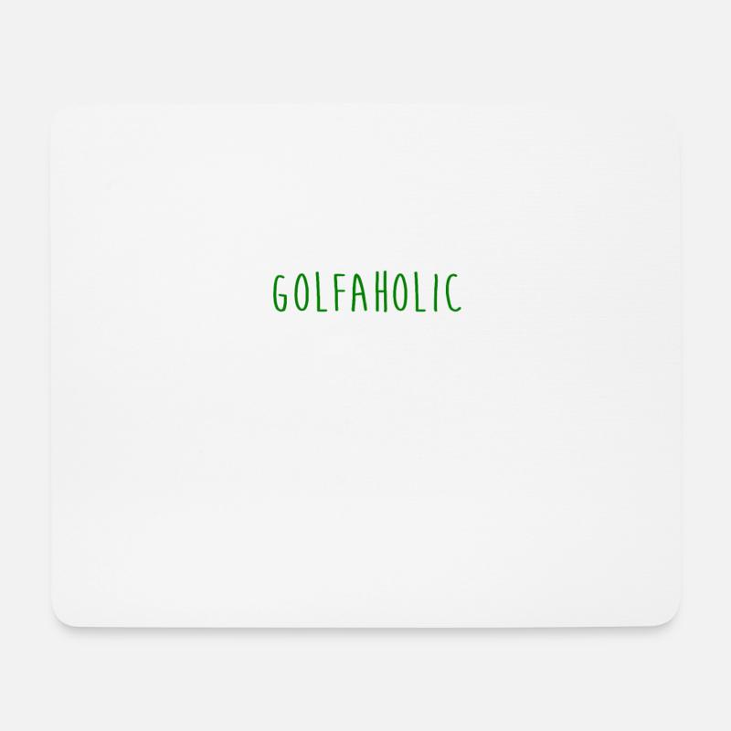 Golf Golfer Golfen witzig Geschenk - Mousepad (Querformat) - Weiß