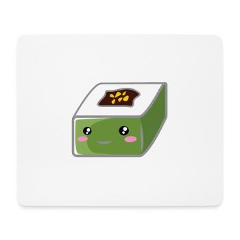 Square sushi - Mouse Pad (horizontal) - white - Front