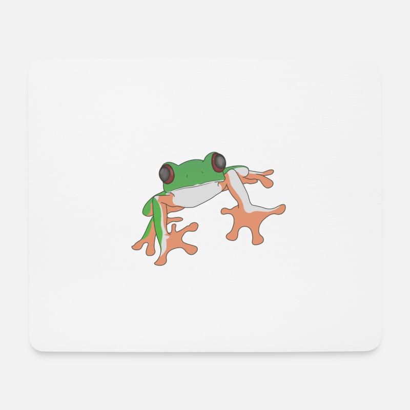 frog - Mouse Pad (horizontal) - white