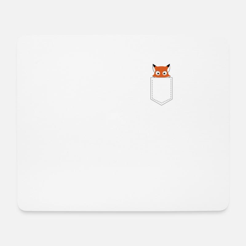Fox Pocket - Tapis de souris (format paysage) - blanc