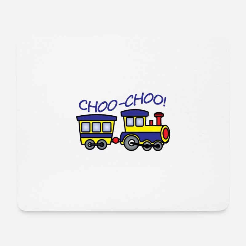 Train for a birthday - Mouse Pad (horizontal) - white
