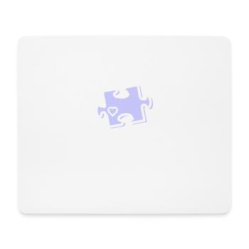 DIFFERENT - NOT LESS! autism - Mouse Pad (horizontal) - white - Front