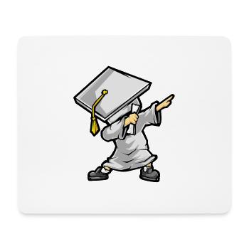 Tupfen-Absolvent - lustiges Abschluss-Geschenk - Mousepad (Querformat) - Weiß - Vorne