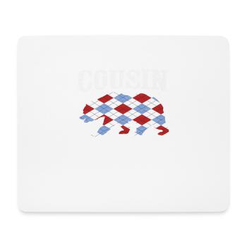 Cousin T-Shirt Design - Mousepad (Querformat) - Weiß - Vorne