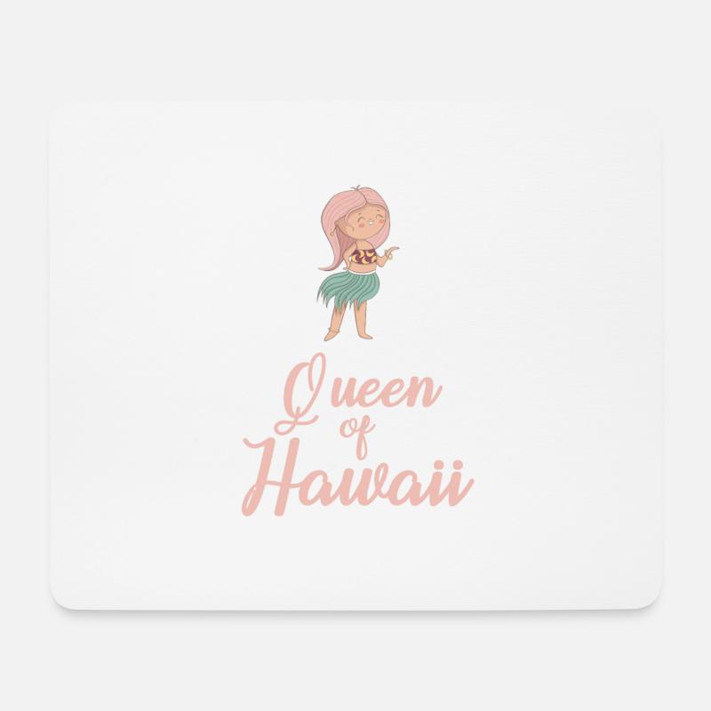 Hawaii - Mousepad (Querformat) - Weiß