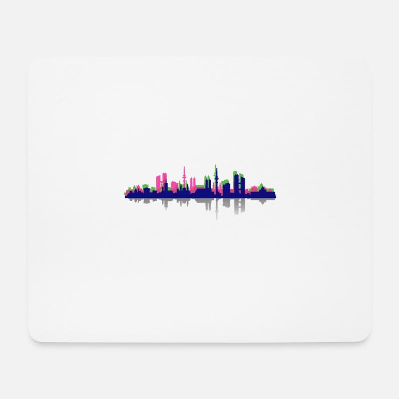 Munich - Mouse Pad (horizontal) - white