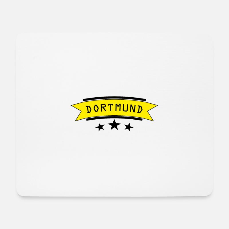 Dortmund - Mousepad (Querformat) - Weiß