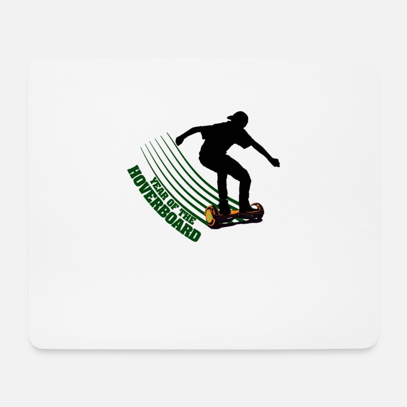 Jahr des Hoverboard - Geschenkidee - Mousepad (Querformat) - Weiß