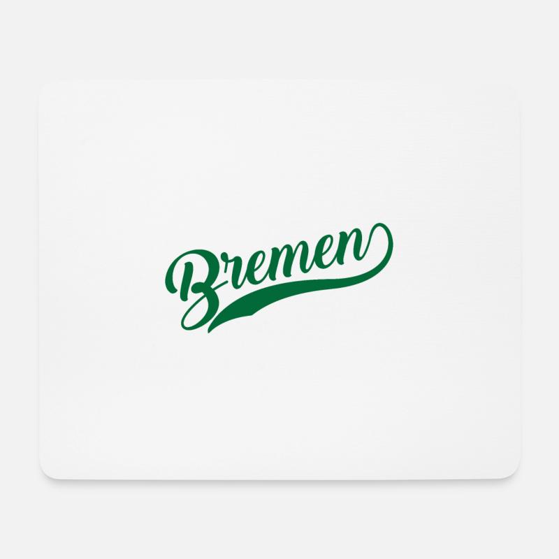 Bremen Deutschland Stadt Motiv Geschenk - Mousepad (Querformat) - Weiß