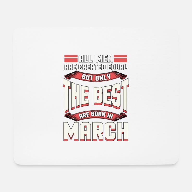 march - Mouse Pad (horizontal) - white