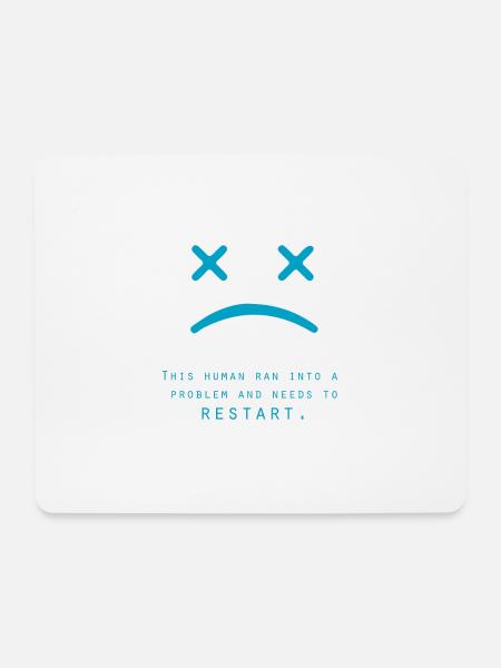 Computer - Mousepad (Querformat) - Weiß