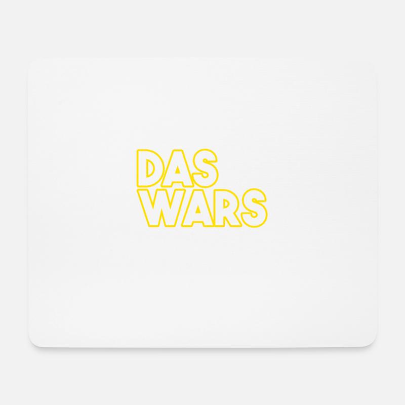 RENTE DAS WARS - Mousepad (Querformat) - Weiß