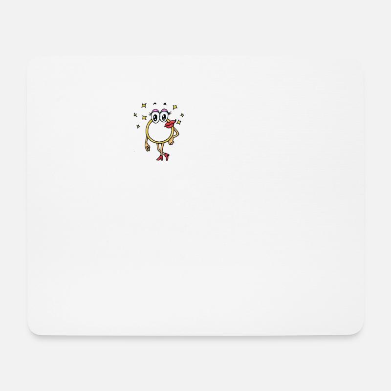 Ring Verlobungsring Verlobung Hochzeit Braut - Mousepad (Querformat) - Weiß