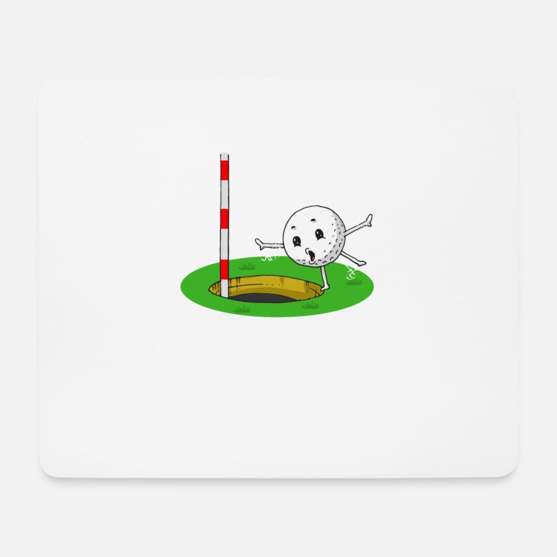 Golf I'd tap that golfer golf player golf ball - Mouse Pad (horizontal) - white