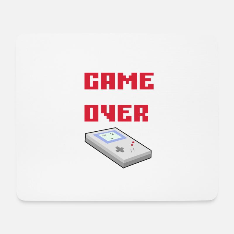 Game over - Mouse Pad (horizontal) - white