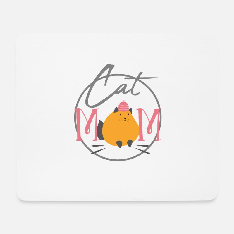 Katzen Mutter Mum Geschenk Mami - Mousepad (Querformat) - Weiß