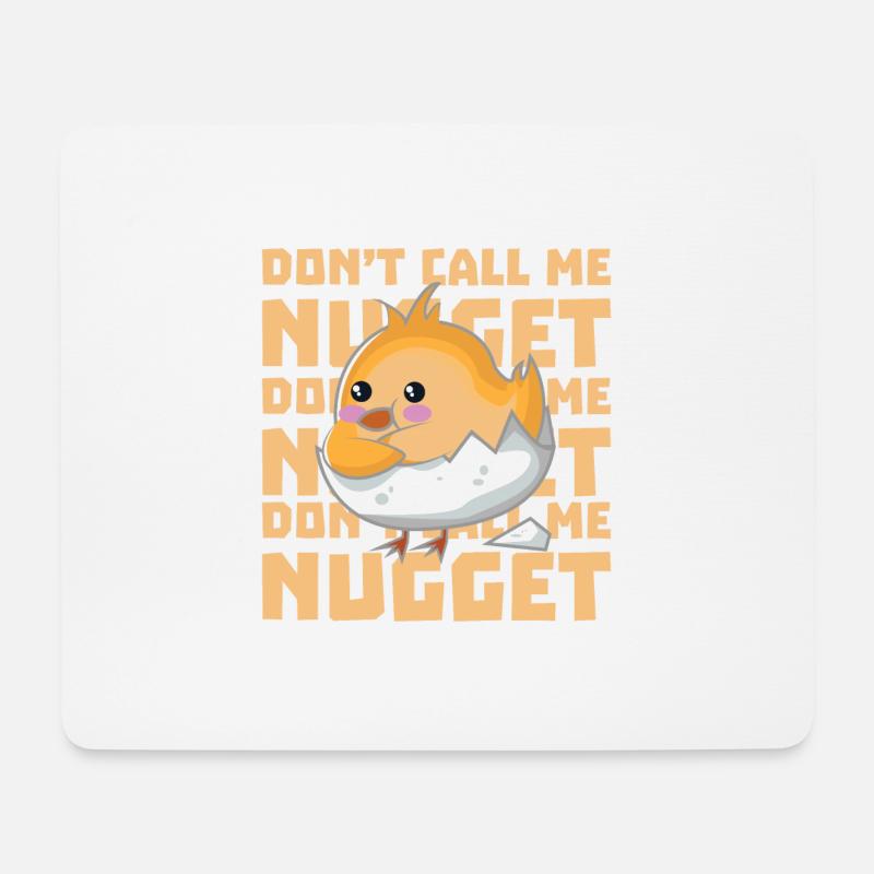 Küken ist kein Nugget - Mousepad (Querformat) - Weiß