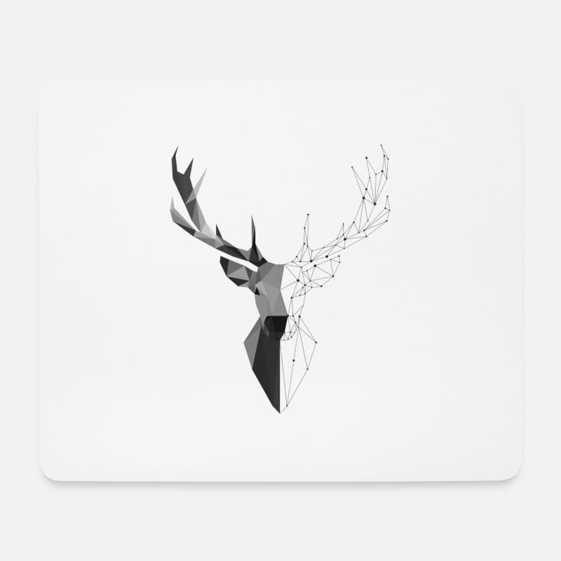 deer - Mouse Pad (horizontal) - white