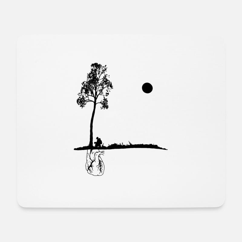 Nature de la liberté - Tapis de souris (format paysage) - blanc