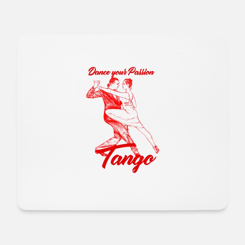 Tango Tanzen Tanzpaar Tanzschule - Mousepad (Querformat) - Weiß