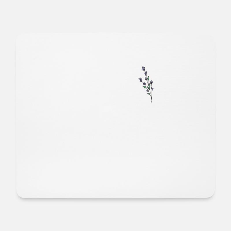 Lavendel - Mousepad (Querformat) - Weiß