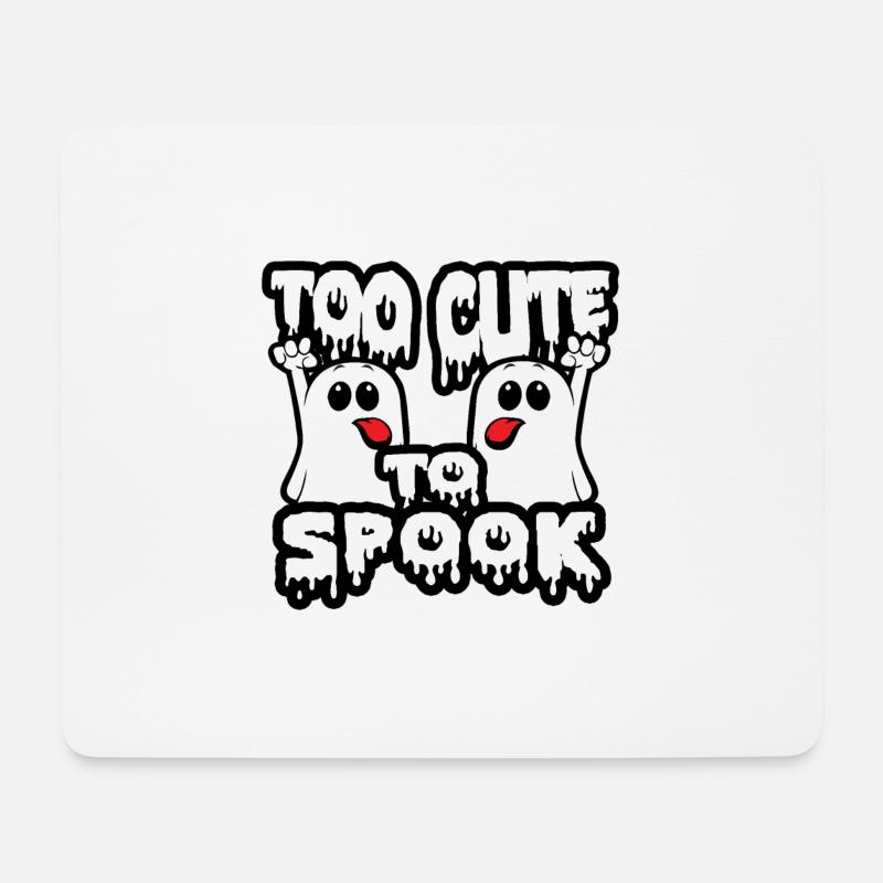 Troppo carino da spaventare - Tappetino per mouse (orizzontale) - bianco