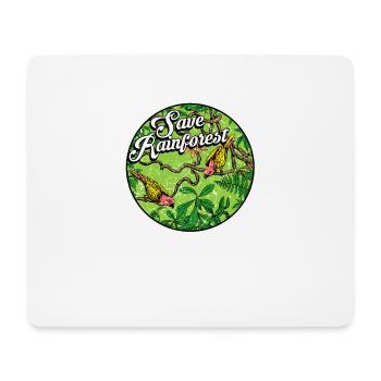 Regenwald Tropen Umweltschutz Vögel Dschungel - Mousepad (Querformat) - Weiß - Vorne