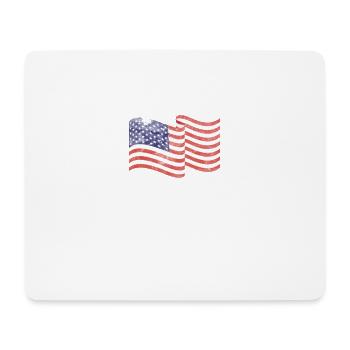 Dd214 uns bewaffnete Kräfte Alumni USA Flagge Vintage Tee - Mousepad (Querformat) - Weiß - Vorne