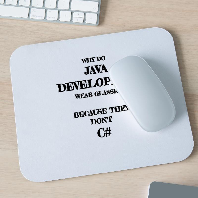 java developers joke Java Developer Tapis de souris (format paysage)