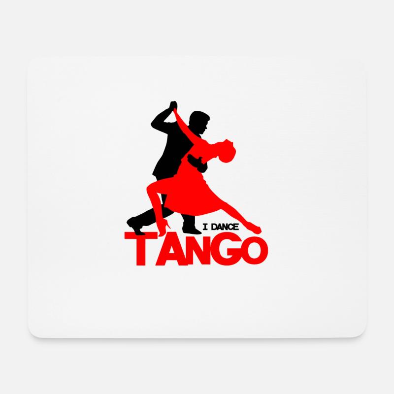 Tango Standard Tanz Tanzen Tänzer Geschenk - Mousepad (Querformat) - Weiß