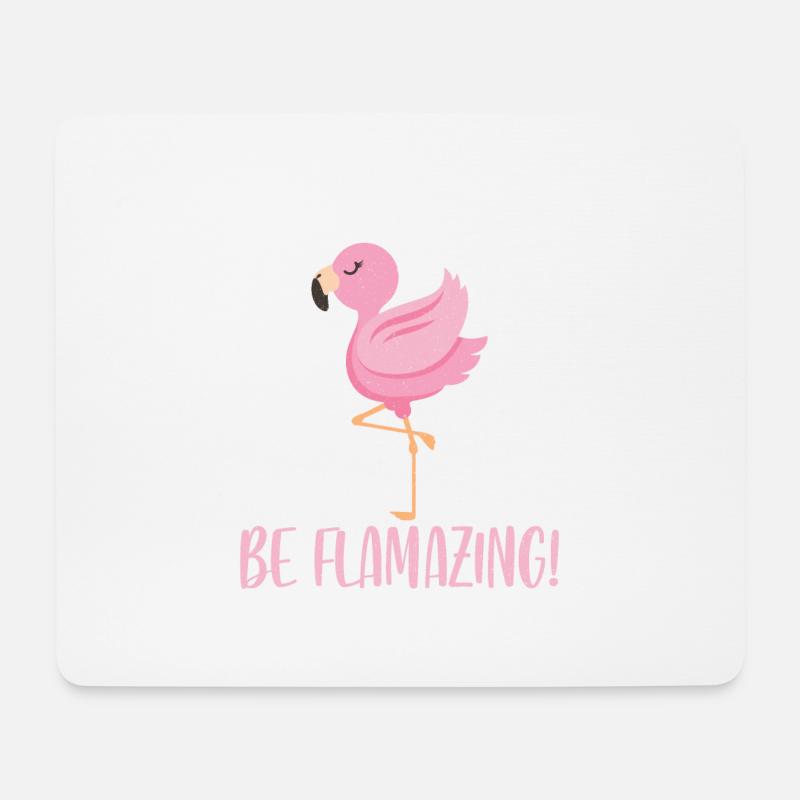 Flaming BeFlamazing - Mousepad (Querformat) - Weiß