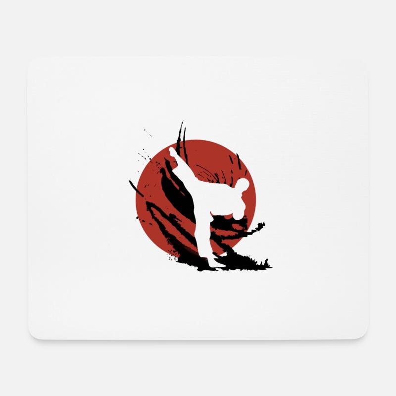 Lassen Sie sich nicht karate Kinderhemd täuschen - Mousepad (Querformat) - Weiß