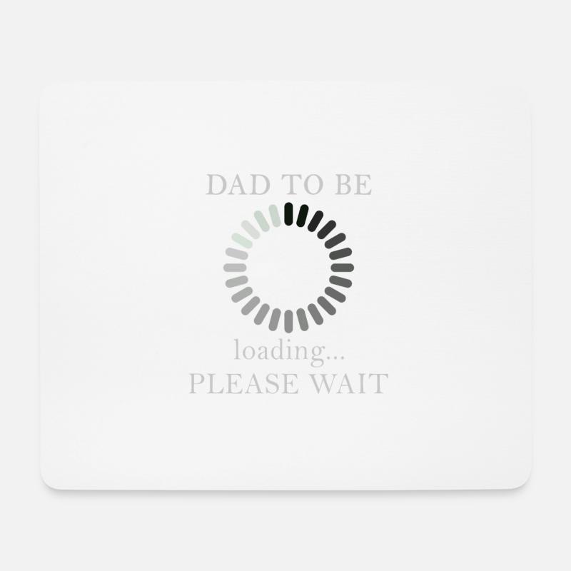Dad-to-Be Laden ... - Mousepad (Querformat) - Weiß