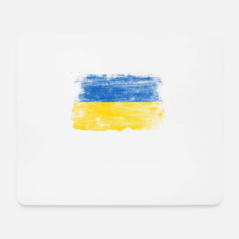 Ukraine - Mousepad (Querformat) - Weiß