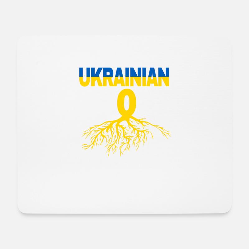 Wurzeln Ukraine Nation Krim Ukrainer Geschenk - Mousepad (Querformat) - Weiß
