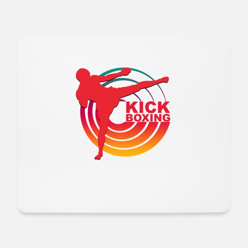 Kickboxing - Mouse Pad (horizontal) - white