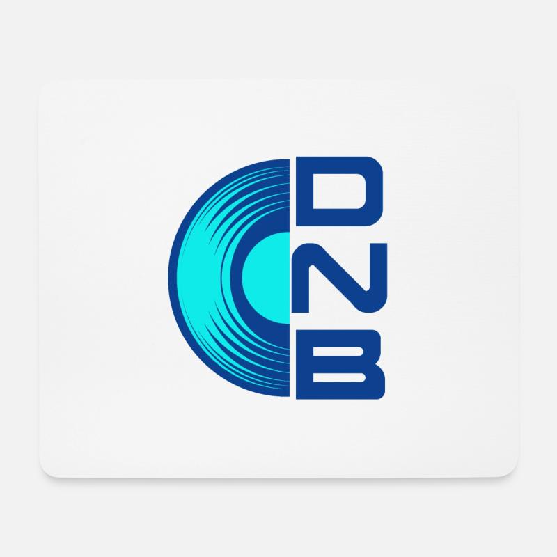 DNB Rave Musik Raver - Mousepad (Querformat) - Weiß